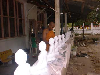 2005 June - keeping 28 Buddha's and opening  Boddhi wall ceremony in Tanzania.jpg